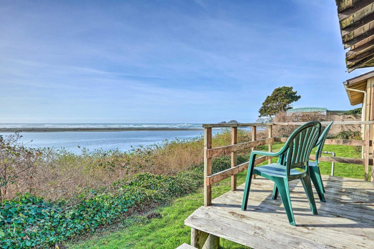 Smith River Vintage Cabin Oceanfront Deck And Views Exterior foto