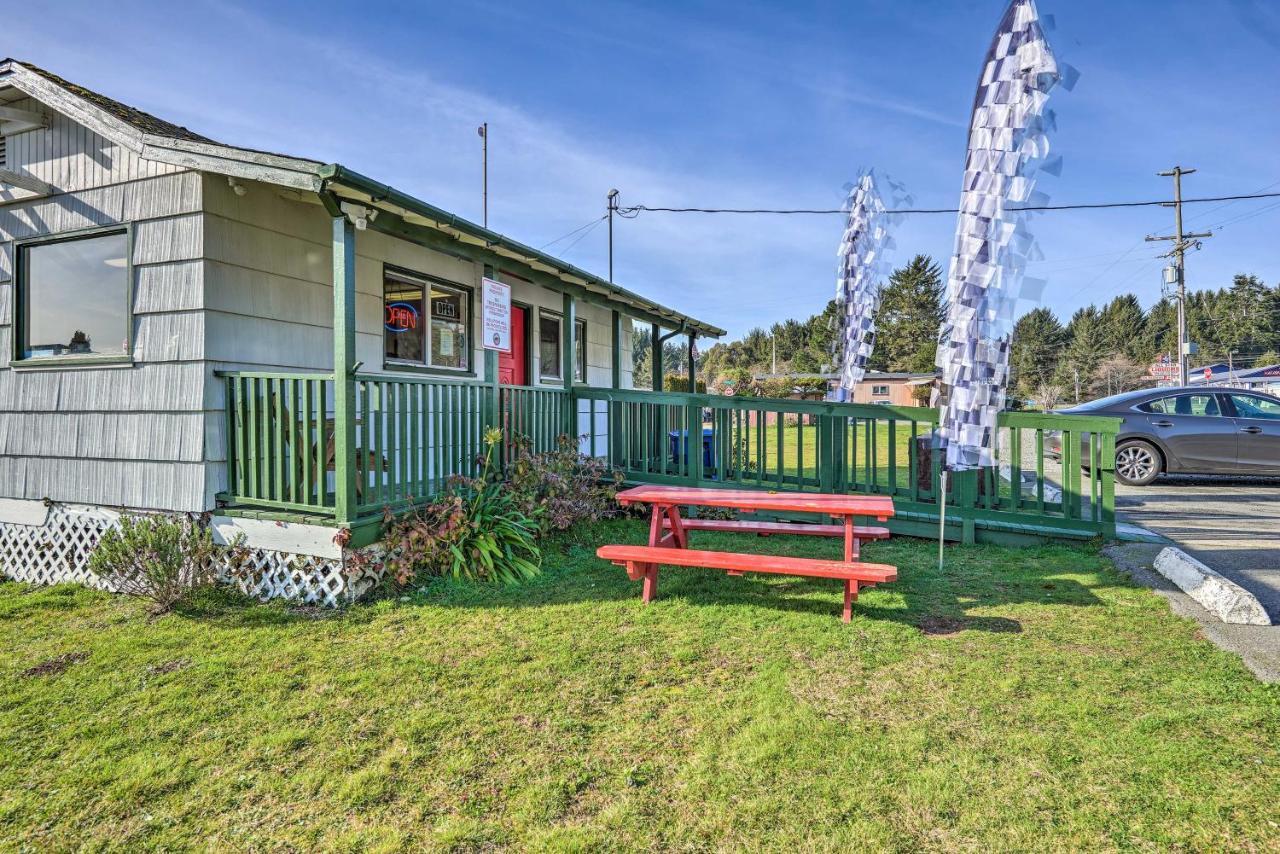 Smith River Vintage Cabin Oceanfront Deck And Views Exterior foto